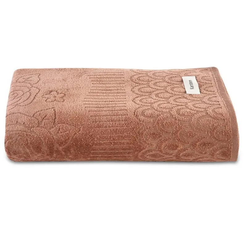 Toalha De Banho 100% Algodão Georgia Karsten - Terracota