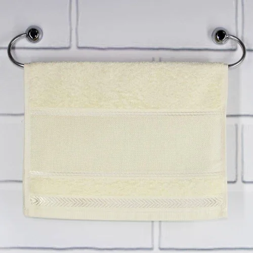 Toalha De Visita Karsten 33x50cm Sabrine Creme - KARSTEN - Higiene E Beleza