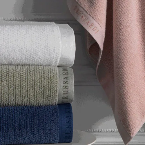 Toalha Rosto Trussardi Maggiore Gelo - TRUSSARDI