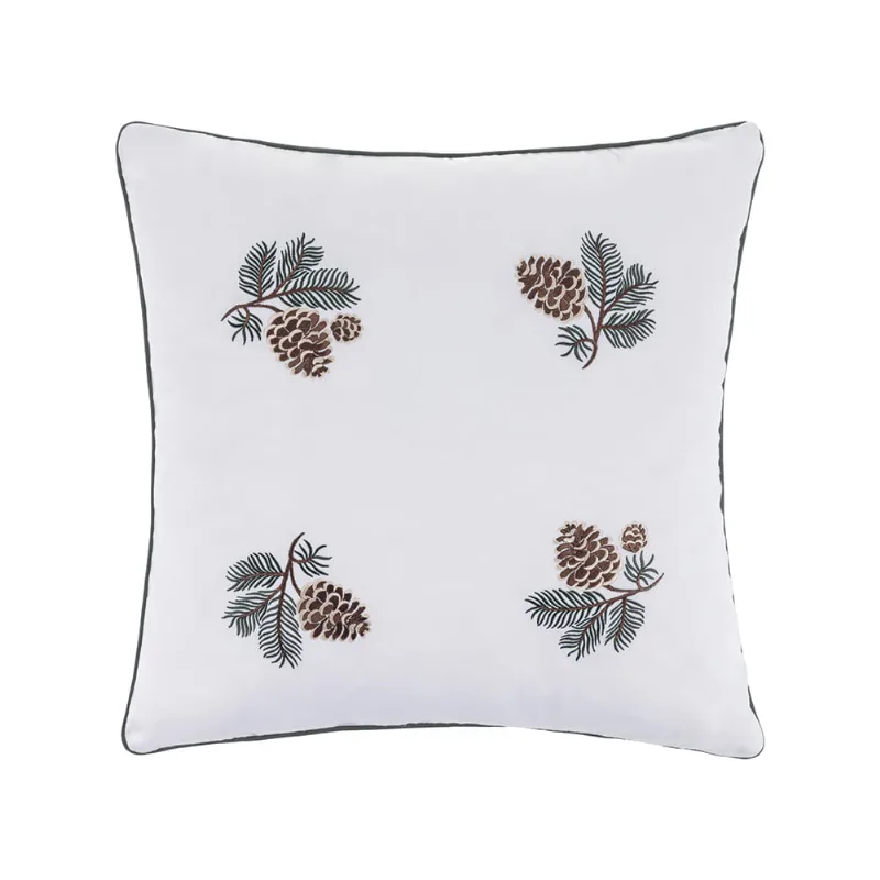 Almofada com Bordado 300 Fios Pigna 45cm x 45cm