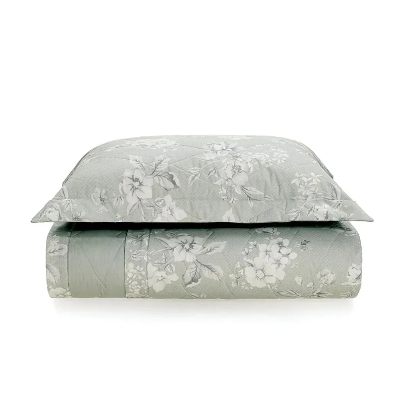 Colcha Solteiro 200 Fios Algodão Melissa Karsten - Karsten - Cama, Mesa E Banho