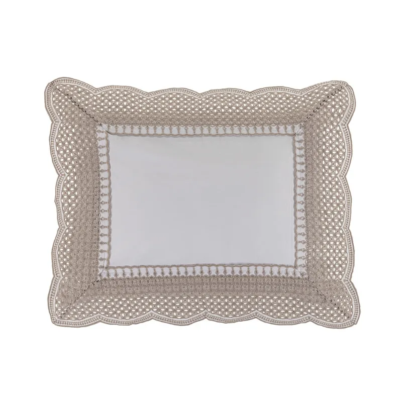 Almofada 300 Fios Martorana Branco/Legno 30cm x 40cm
