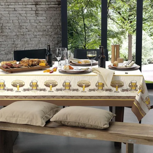 Toalha De Mesa Karsten 160cm Beer - KARSTEN