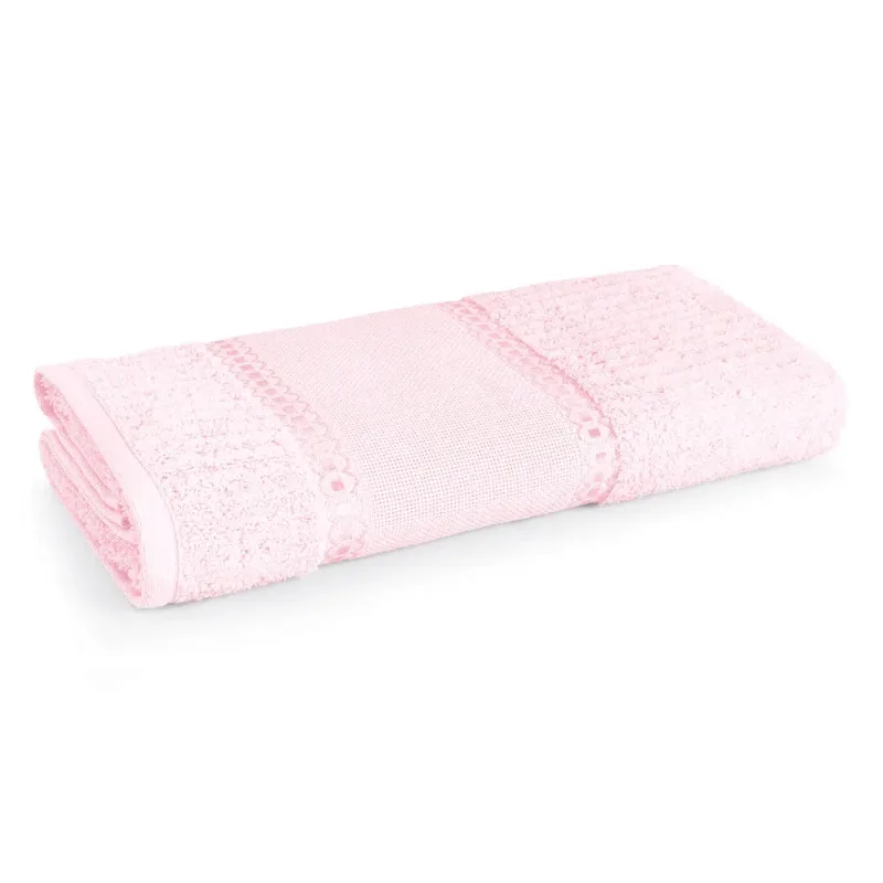 Toalha Rosto P/ Bordar Passa Fitas I 0,49x0,80 Rosa Quartzo 60162