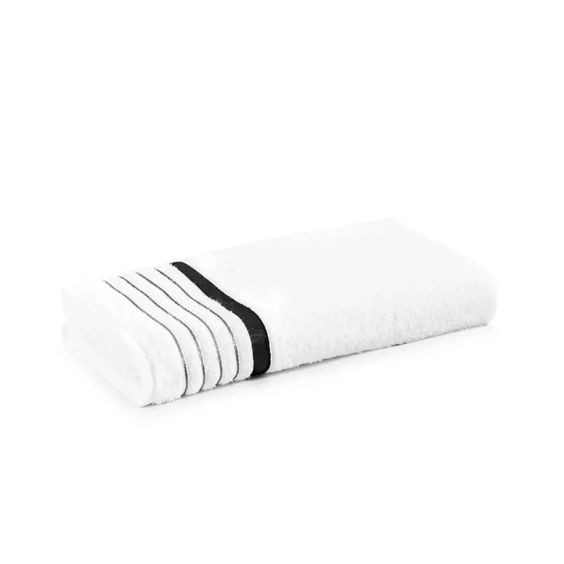 Toalha de Banho Karsten Otto Branca e Cinza - Karsten - Cama, Mesa E Banho