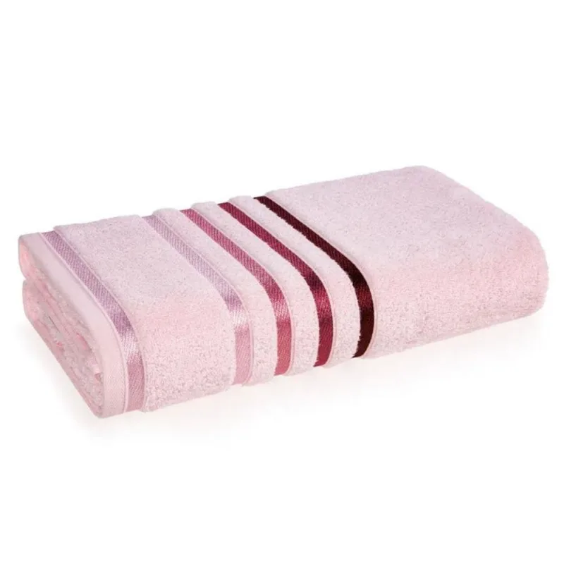 Toalha de Banho Fio Penteado Karsten Max Lumina Rosa 150x70cm - Karsten