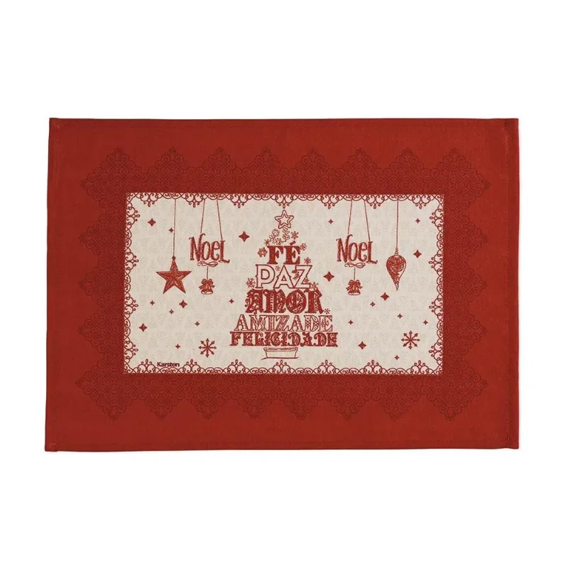 Lugar Americano Natal 45x33cm Magia Natalina Karsten