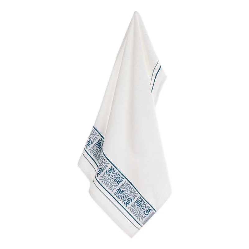 Toalha Rosto Azevedo 0,48 X 0,70 BRANCO 1/MARROM 1/UNICO