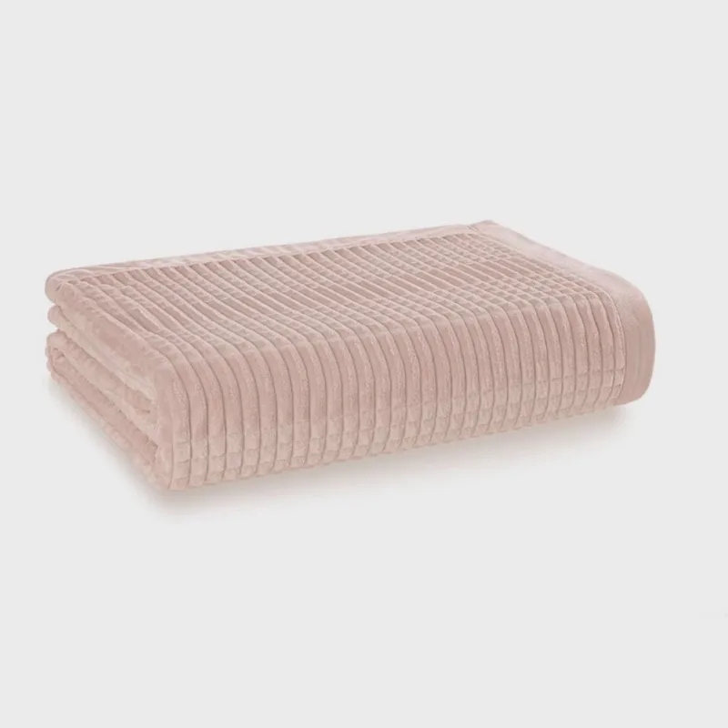 Manta Karsten Lima Microfibra 260X230Cm King Rosa Blush