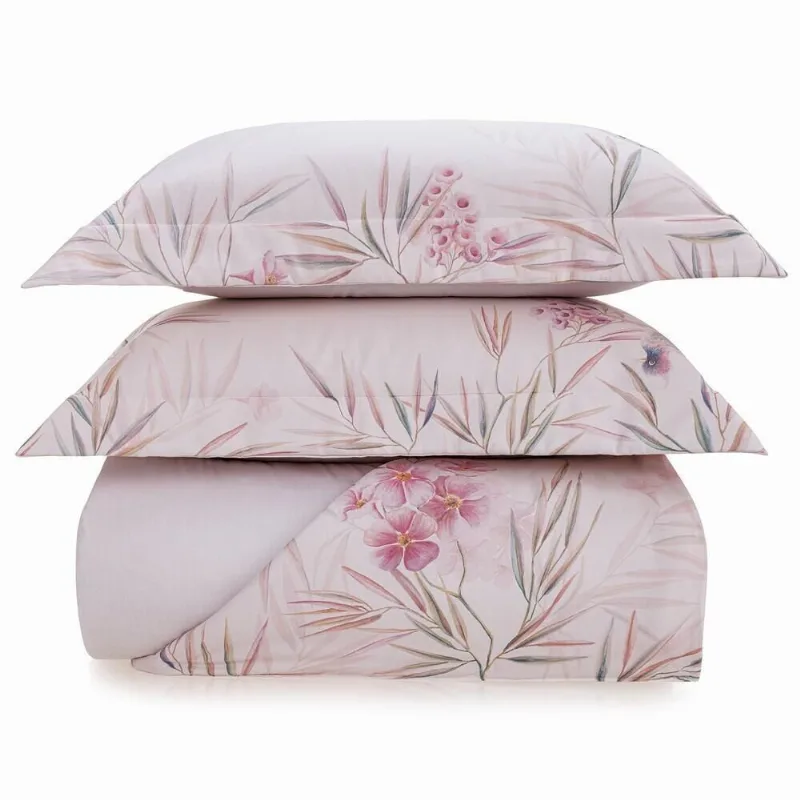 Kit Colcha Casal 300 Fios Trussardi Camerelle Rosa