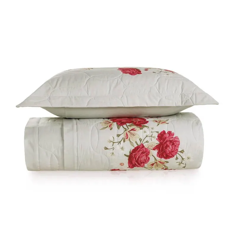 Kit Colcha / Cobre Leito Solteiro 180 Fios Em Algodão - Karsten - Cama, Mesa E Banho