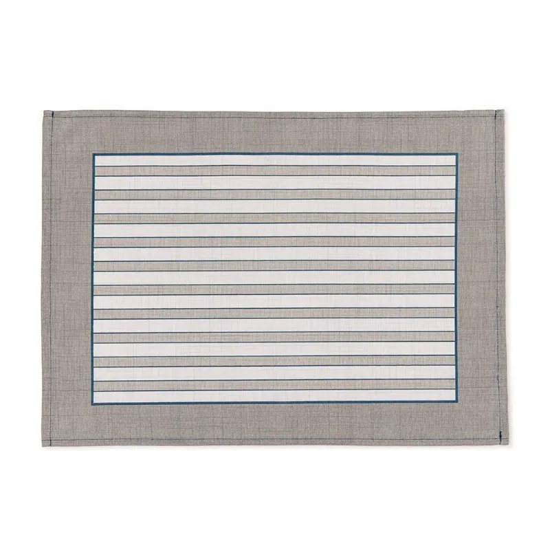 Americano Diala 38X52cm Karsten - Listras Cinza