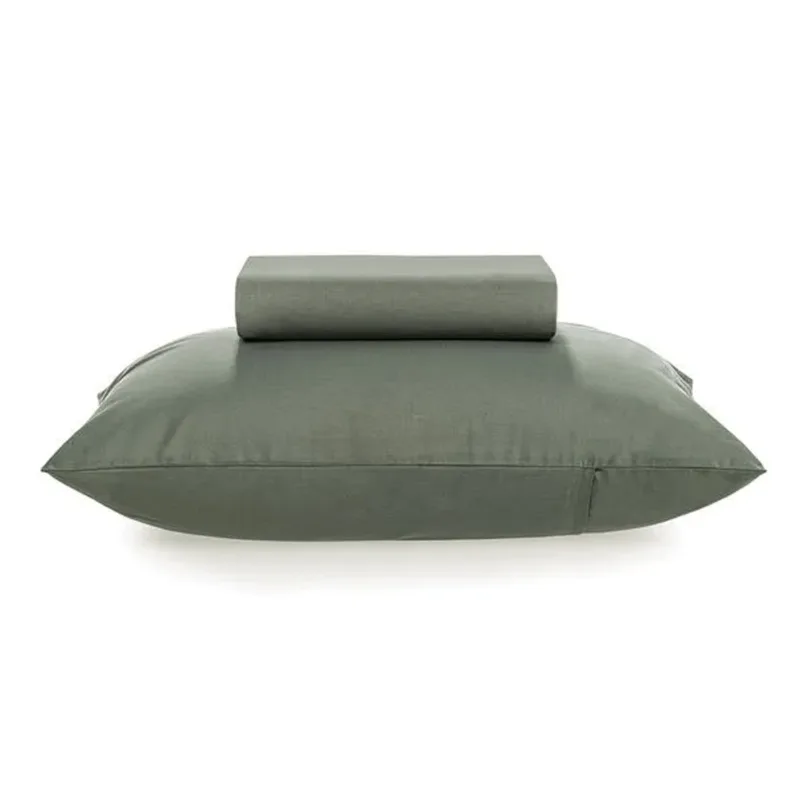 Jogo de Cama Percal 150 Fios Liso 2 Pcs Solt Verde