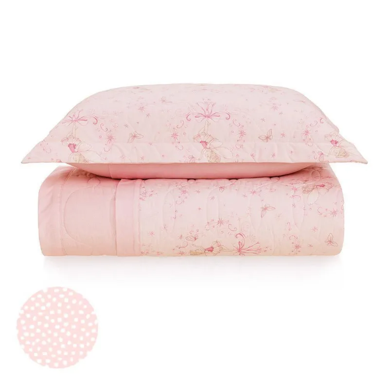 Kit Colcha Karsten Solteiro Infantil 180 Fios Laila