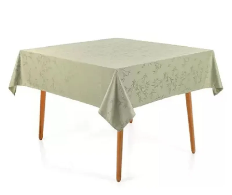 Toalha Mesa Quadrada Verissimo 220x220cm Verde Karsten - Karsten - Cama, Mesa E Banho