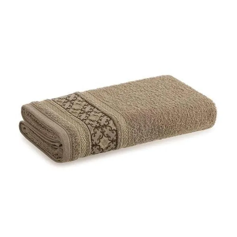 Toalha de Banho Karsten Abrantes 100% Algodão Taupe - Karsten - Cama, Mesa E Banho