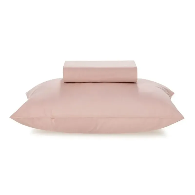 Jogo de Cama Solteiro Karsten Matiza 100% Algodão 160 Fios 2 Peças Rosa - Karsten - Cama, Mesa E Banho
