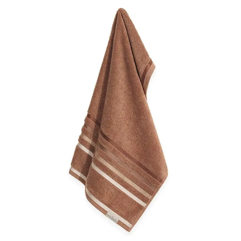 Toalha De Banho Lumina Fio Penteado Max Karsten Sienna/ferrugem