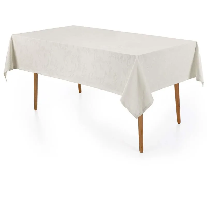Toalha De Mesa Retangular 160x220cm Katherine - Karsten Pérola