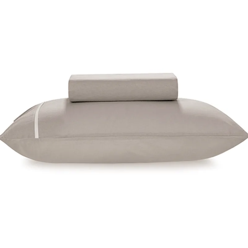 Jogo de Cama Solteiro 2 Peças Karsten Noah Cinza com Branco 3972934