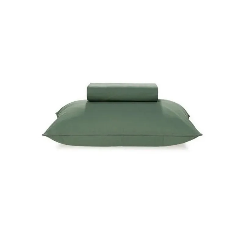 Jogo De Cama Solteiro 2 Peças Karsten Itan Verde 100x200x35cm (MP)