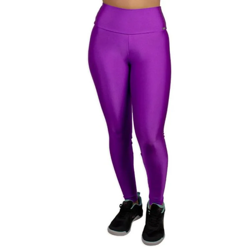 Calça Legging Caju Brasil Atlanta Classica Roxo Feminino P - CAJU BRASIL - Moda