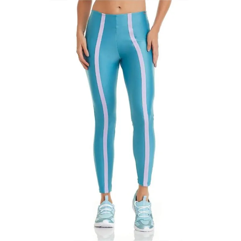 Calça Legging Caju Brasil Atletika Revival Azul Feminino P - CAJU BRASIL - Moda