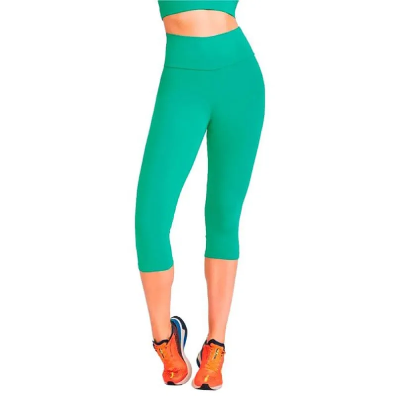 Calça Corsario Caju Brasil Nz Classic Verde Feminino Treino P - CAJU BRASIL - Moda