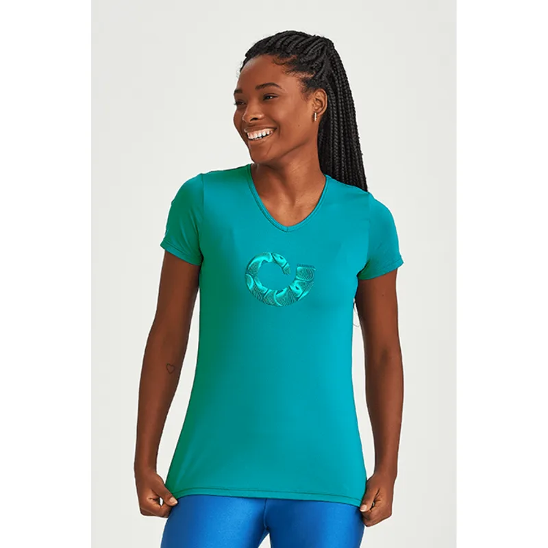 BLUSA NT COM SILK VERDE JADE M - CAJU BRASIL