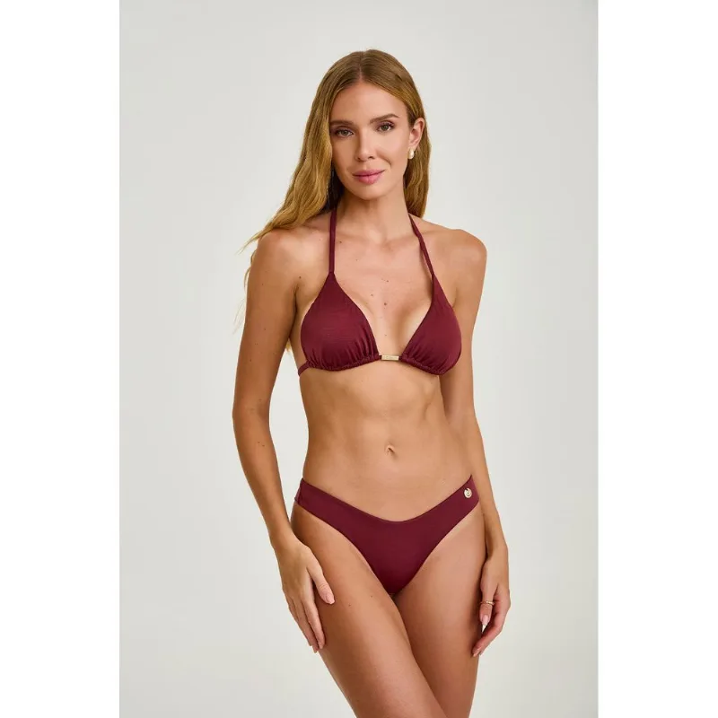 BIQUÍNI CORTININHA CAJUBRASIL MARROM SENSUALE M