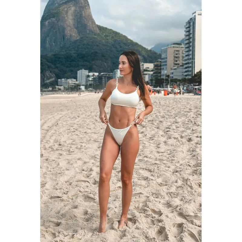 BIQUÍNI FLUORITA OFF WHITE CAJUBRASIL G