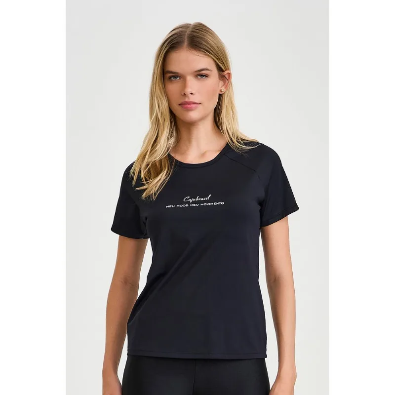 BLUSA LIGHT MOOD CAJU PRETO CAJUBRASIL GG