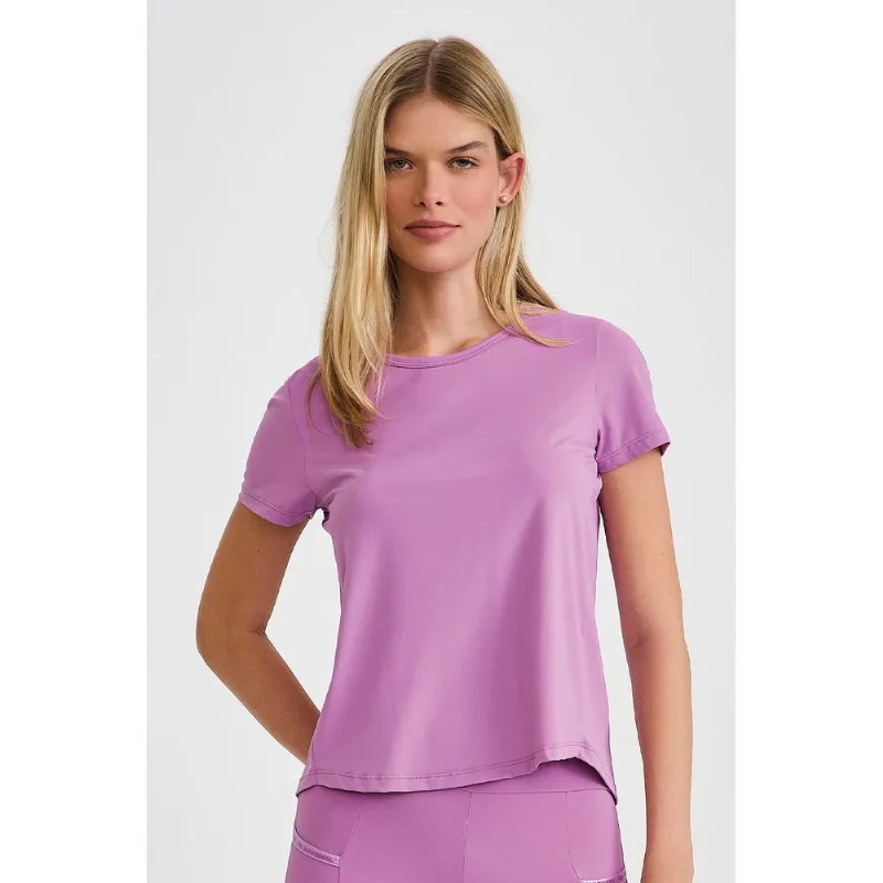 BLUSA LIGHT RESPIRÁVEL COM PROTEÇÃO SOLAR LILÁS MELISSA CAJUBRASIL BLUSA LIGHT RESPIRÁVEL COM PROTEÇÃO SOLAR LILÁS MELISSA P