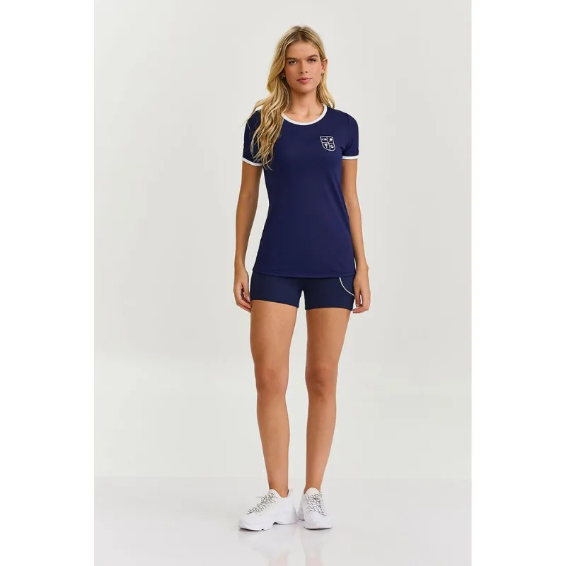 BLUSA BICOLOR ULTRA AZUL MARINHO CAJUBRASIL - M