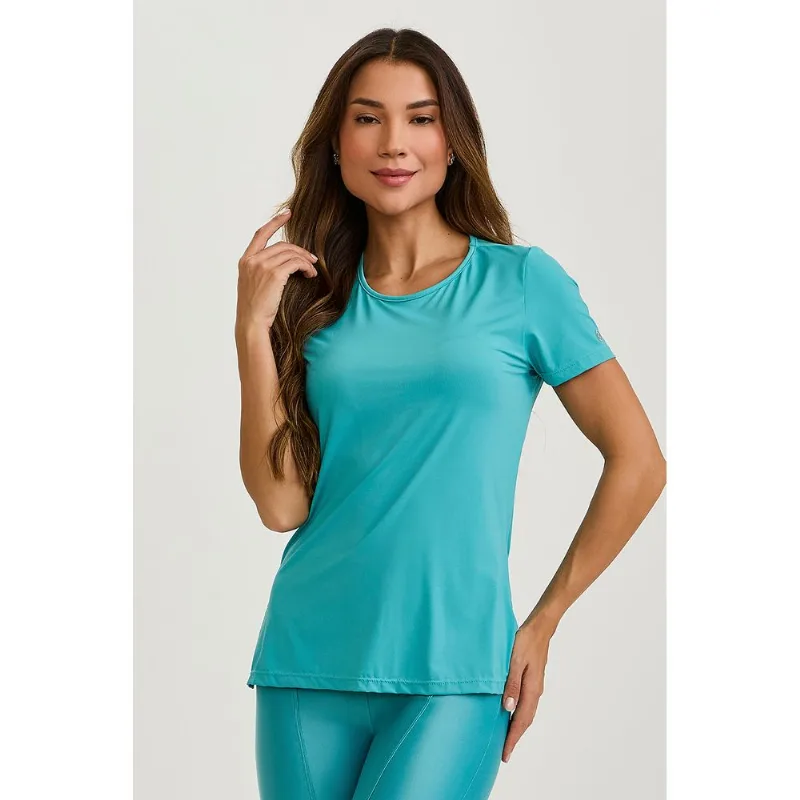 BLUSA BLOCKSUNDRY COM ABERTURA NA LATERAL VERDE MARINA CAJUBRASIL - M