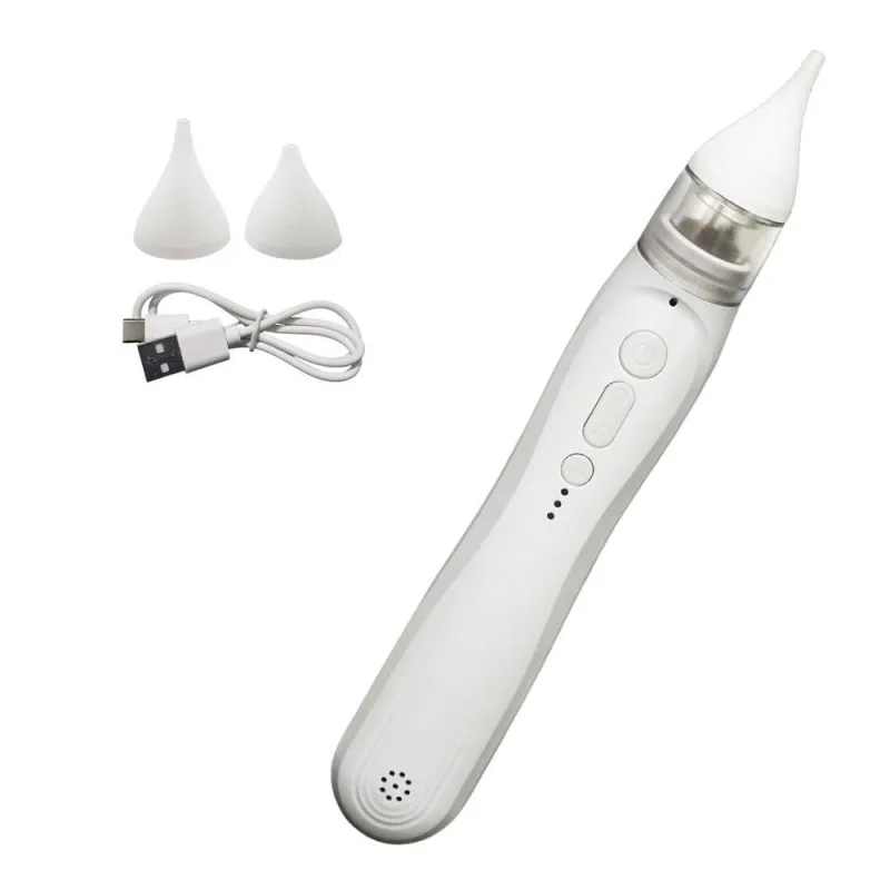 Aspirador Nasal BSL3931 5 Níveis Sucção com Música Branco AB Mídia - OUTRAS - Casa E Construção