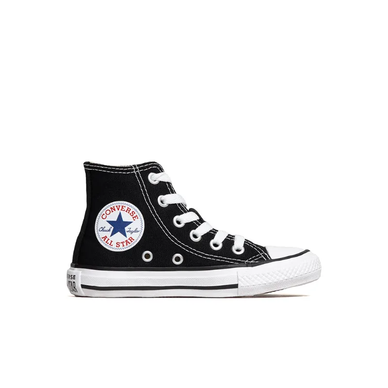 Tênis Converse Chuck Taylor All Star Kids Hi Preto CK00030002/CK00040002.22