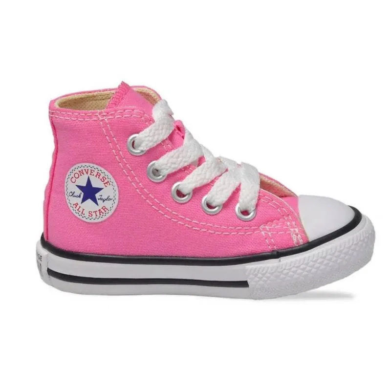 Tênis All Star Infantil Cano Alto Rosa Converse (18-25) 23