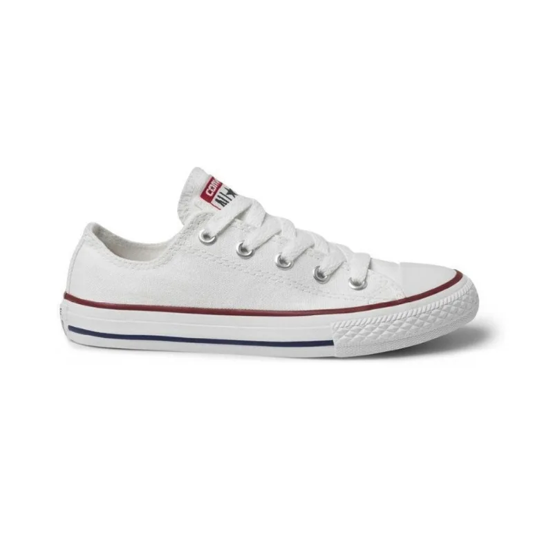 Tenis All Star Chuck Taylor Ref Ck00020001 Cano Baixo Branco/branco/marinho 029 - Converse