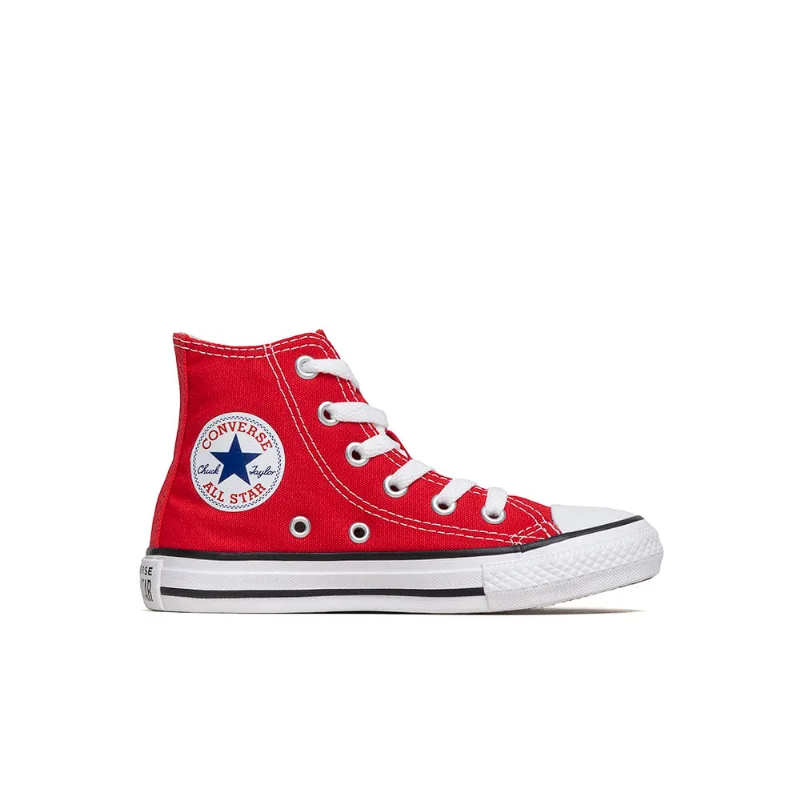 Tênis Converse Chuck Taylor All Star Kids Hi Vermelho CK00030004/CK00040004.24