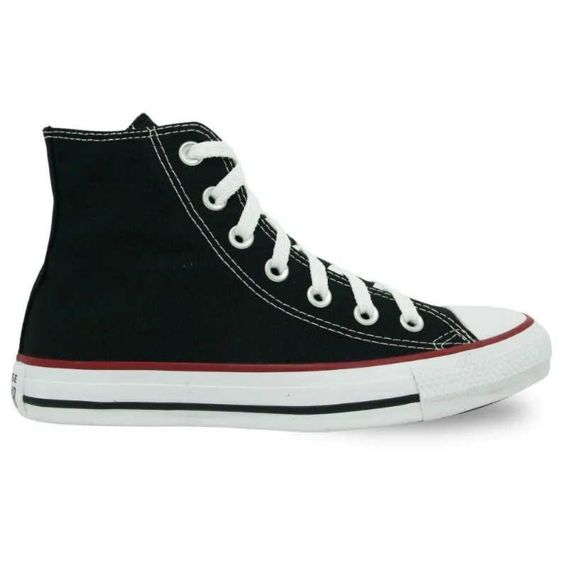 Tenis All Star Chuck Taylor Cano Alto Ref Ct0004 Preto/vermelho/preto 033