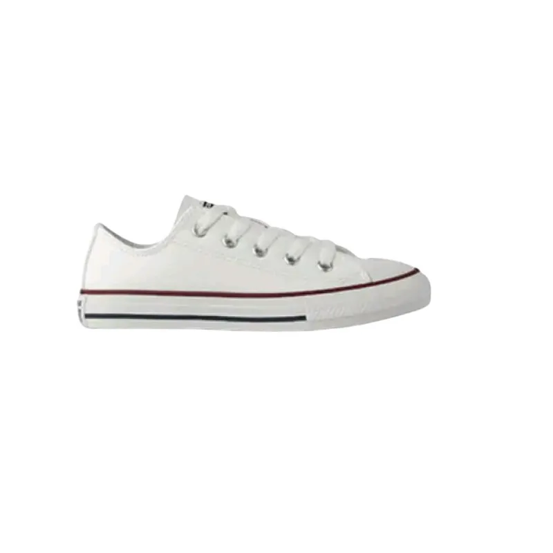 Tenis All Star Chuck Taylor Cano Baixo Ref Ck04200001 Branco/vermelho/marinho 029