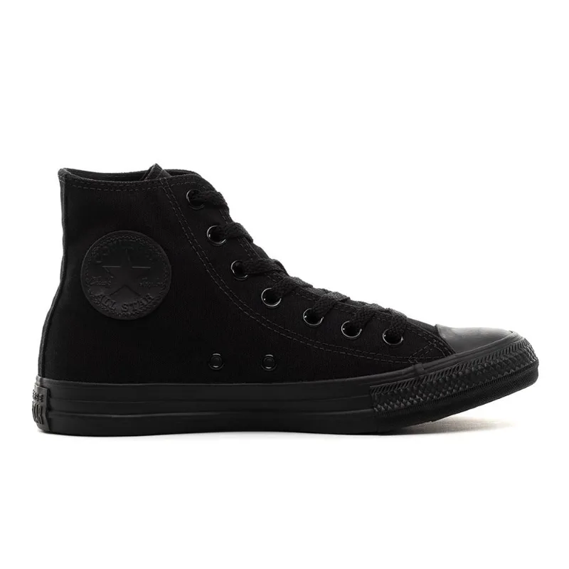 Tênis Converse Chuck Taylor All Star Monochrome Hi Preto/Preto CT04470002.44 - Converse