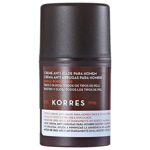 Kb Creme Anti Rugas Masc Korres Bordo 50g - KORRES