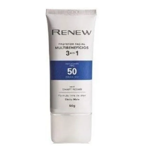 Kb Protetor Facial 3em1 Avon Renew 50g - RENEW - Higiene E Beleza