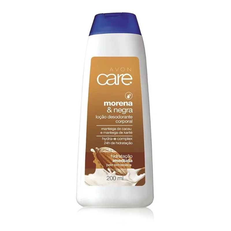 Avon care hidratante pele morena A negra 200ML