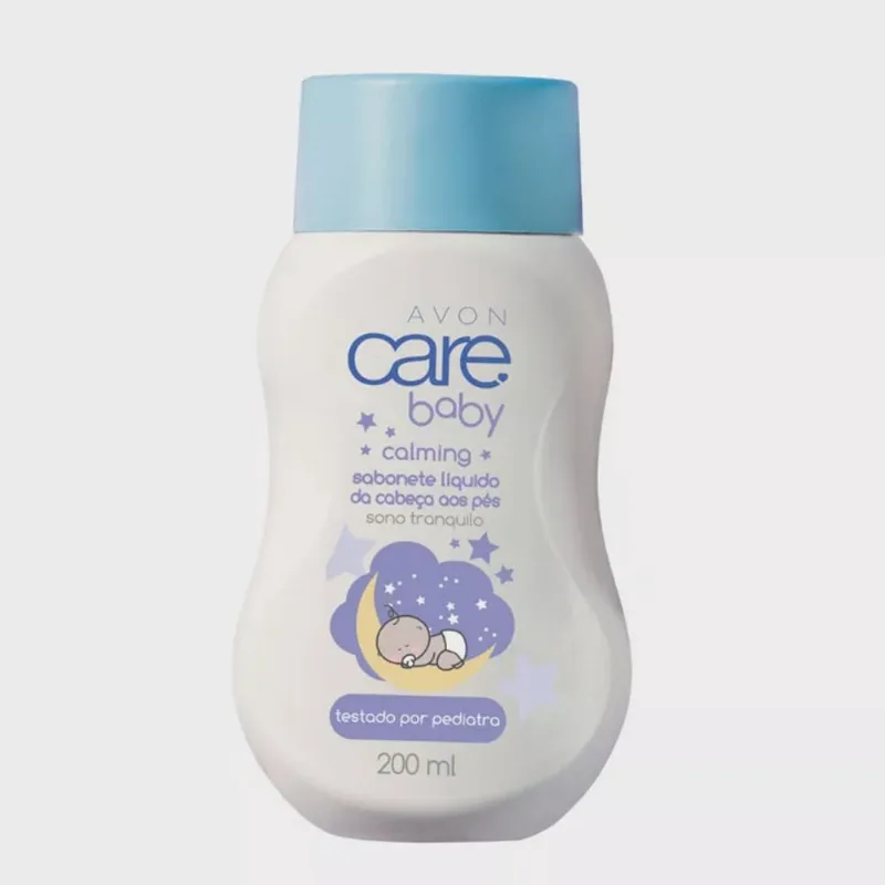 Sabonete Líquido Avon Care Baby Calming Cabeça aos Pés 200ml