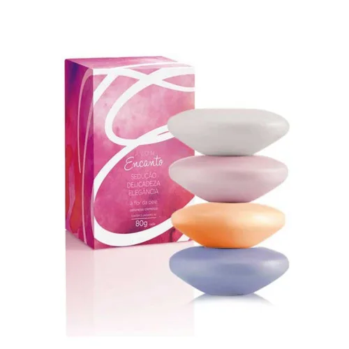 Kb Sabonete Avon Encanto Sortido C/4 80g - AVON
