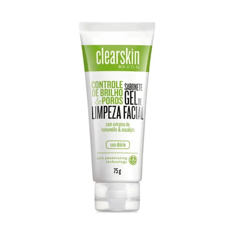 Sabonete gel clearskin 75g controle de brilho E poros