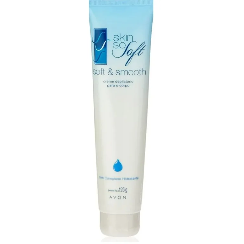Creme depilatório para O corpo avon skin so soft - 125G